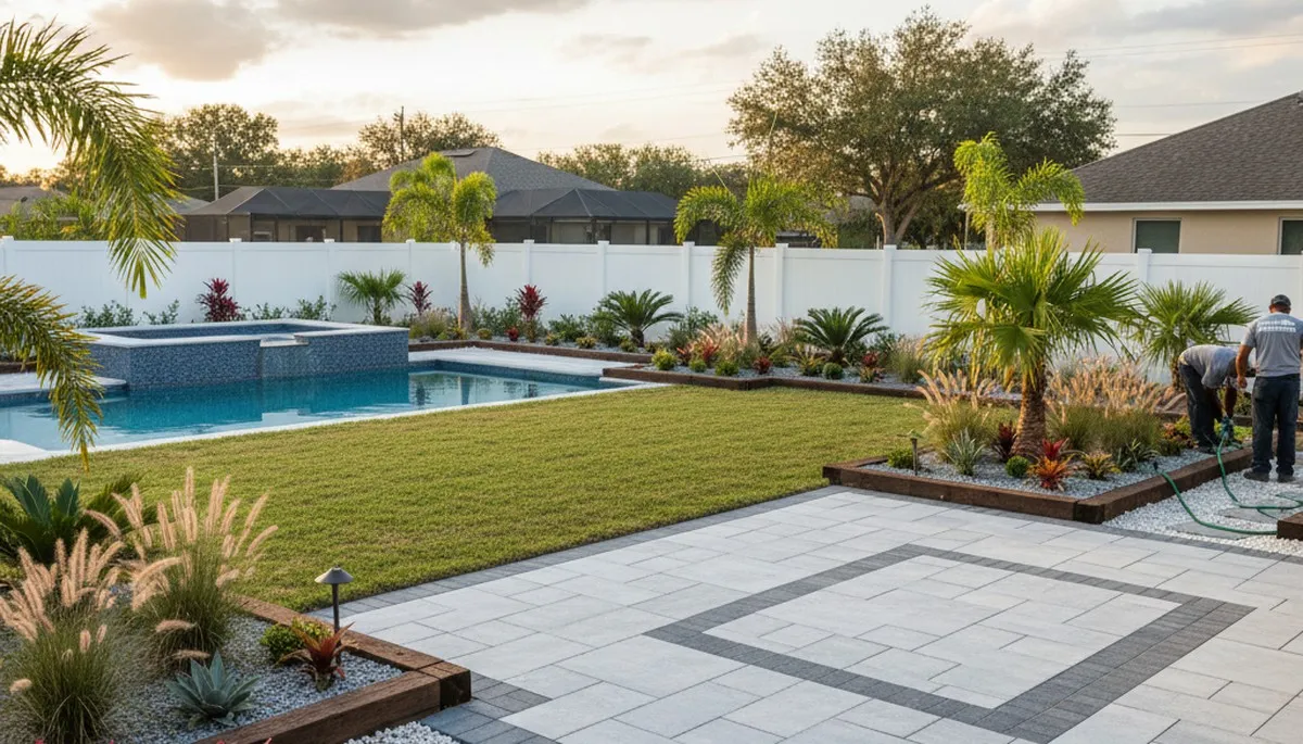 Landscaping service in Tampa, FL for lawn care, garden design, and outdoor property maintenance