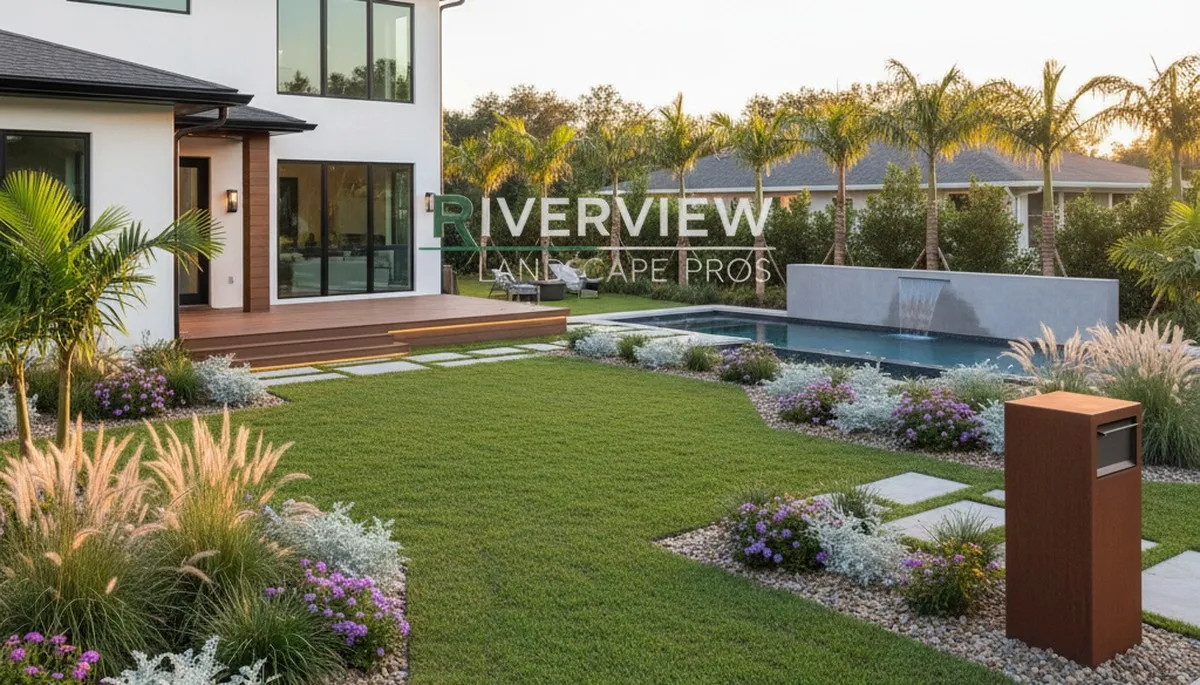 Tampa, FL landscaping service by landscapingtampafl.com for residential lawn and landscape maintenance