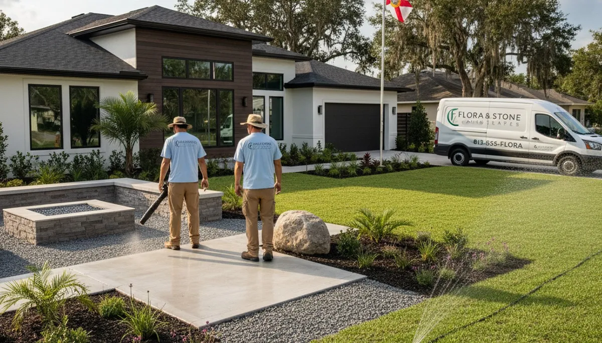 Landscaping services in Tampa, FL for residential and commercial outdoor spaces